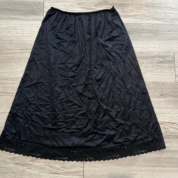 Black whimsigoth slip skirt - Picture 1 of 8